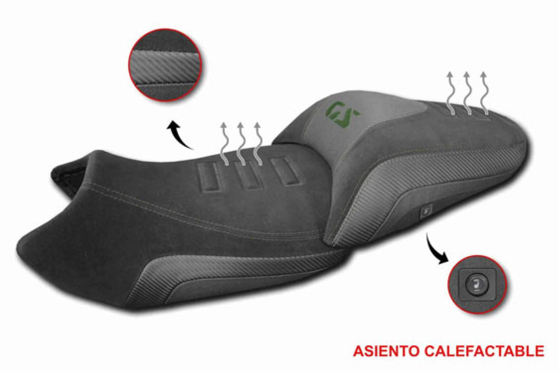 Asientos calefactables para moto, confort y tecnología para cualquier estación del año
