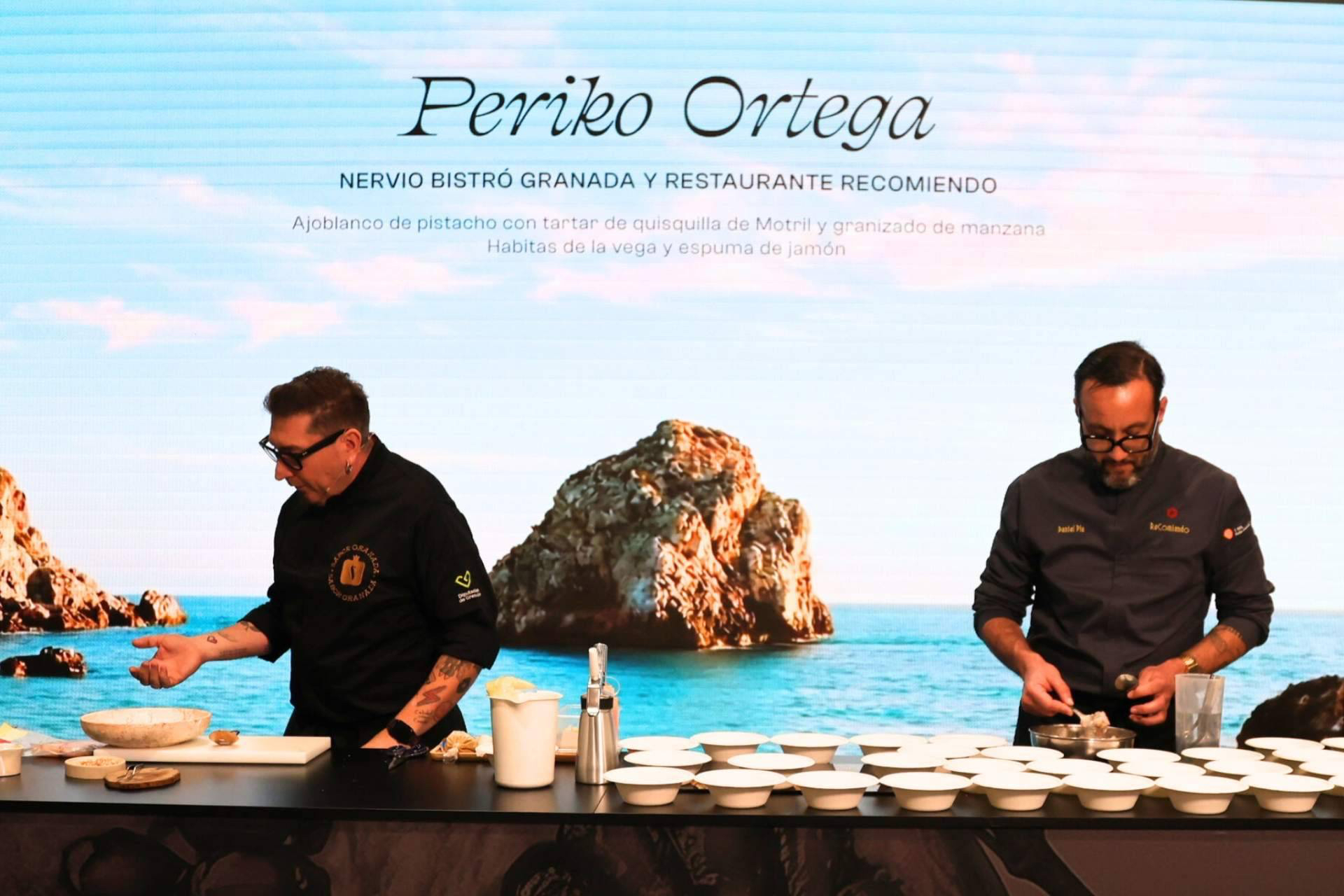 El chef Periko Ortega descubrió su cocina en Fitur y Madrid Fusión