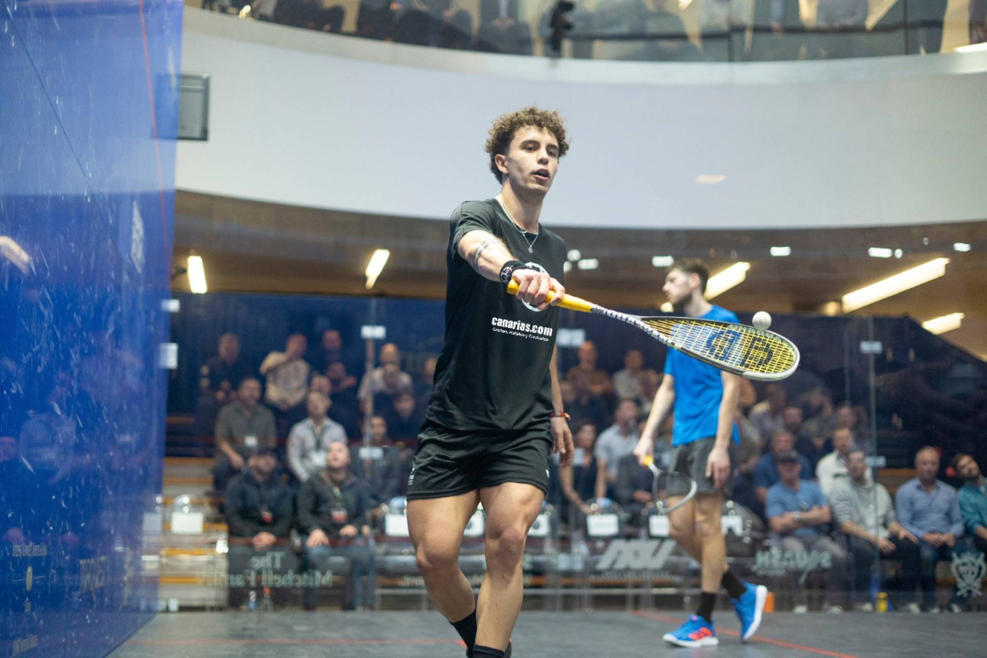 Iván Pérez; estrella tinerfeña del squash español cuenta con patrocinio de una empresa de Tenerife