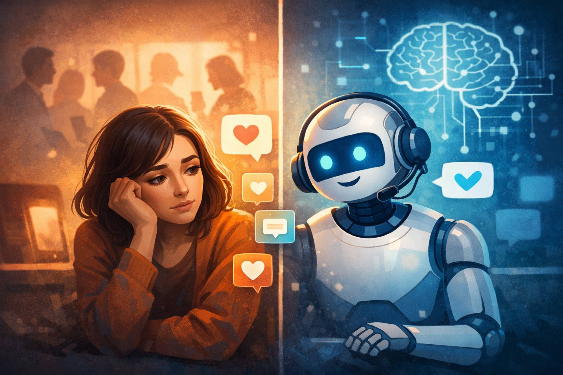 Cada vez más gente habla con bots antes que con amigos