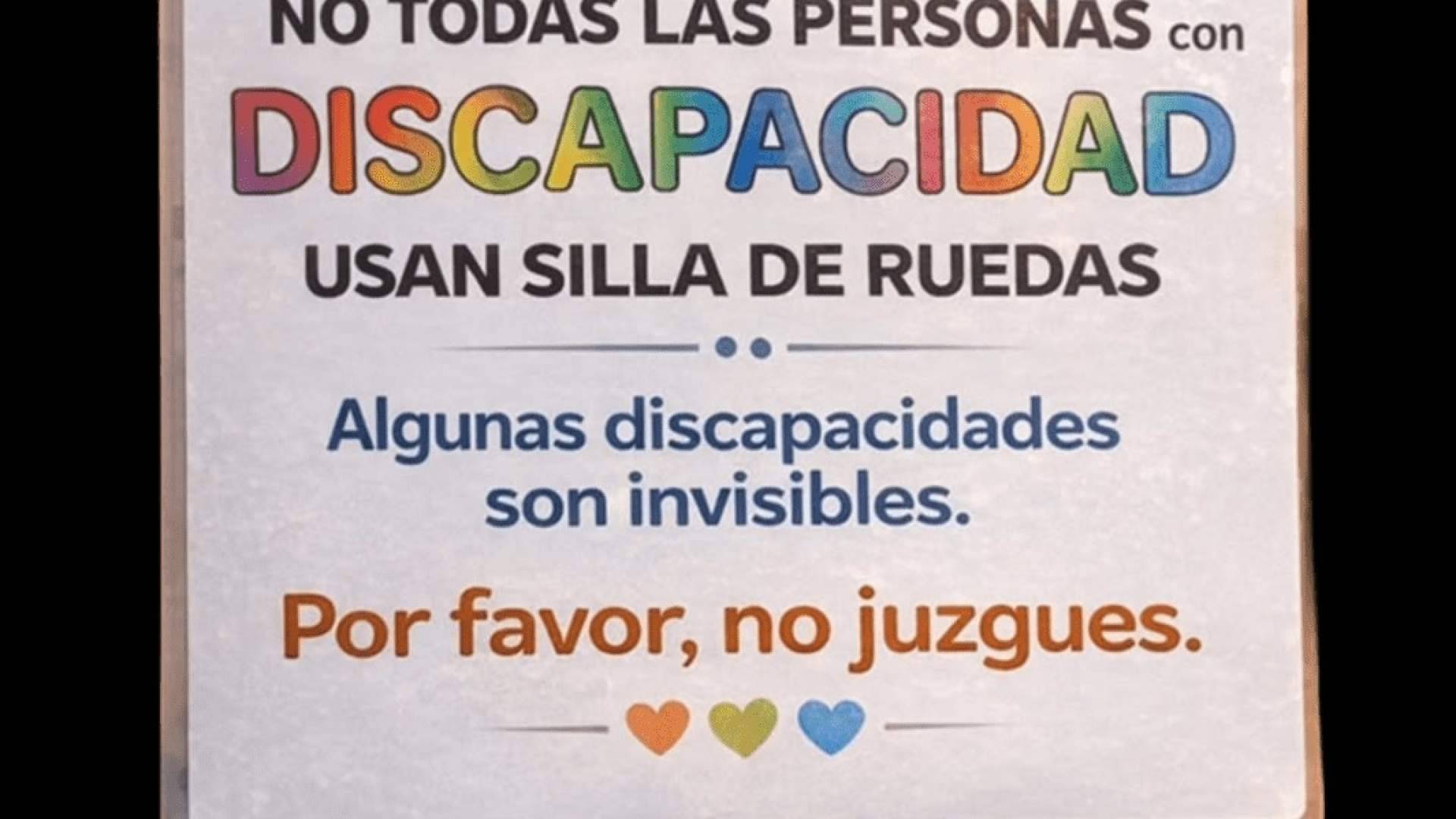 Pequeños gestos, gran impacto; el respeto hacia las personas con discapacidad
