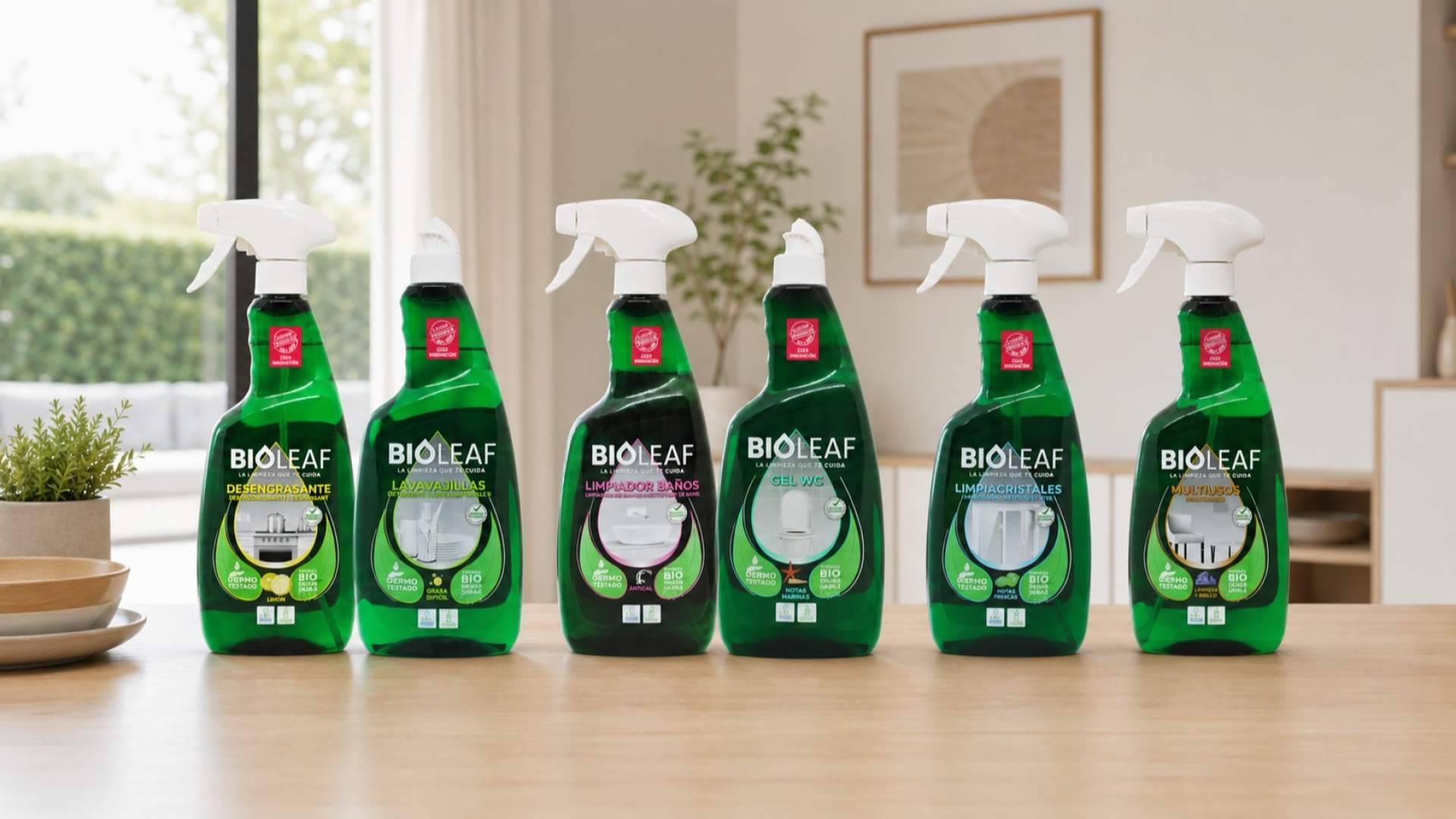 Laboratorios Vinfer lanza Bioleaf, la línea viral de limpieza ecológica sin pictogramas de peligro