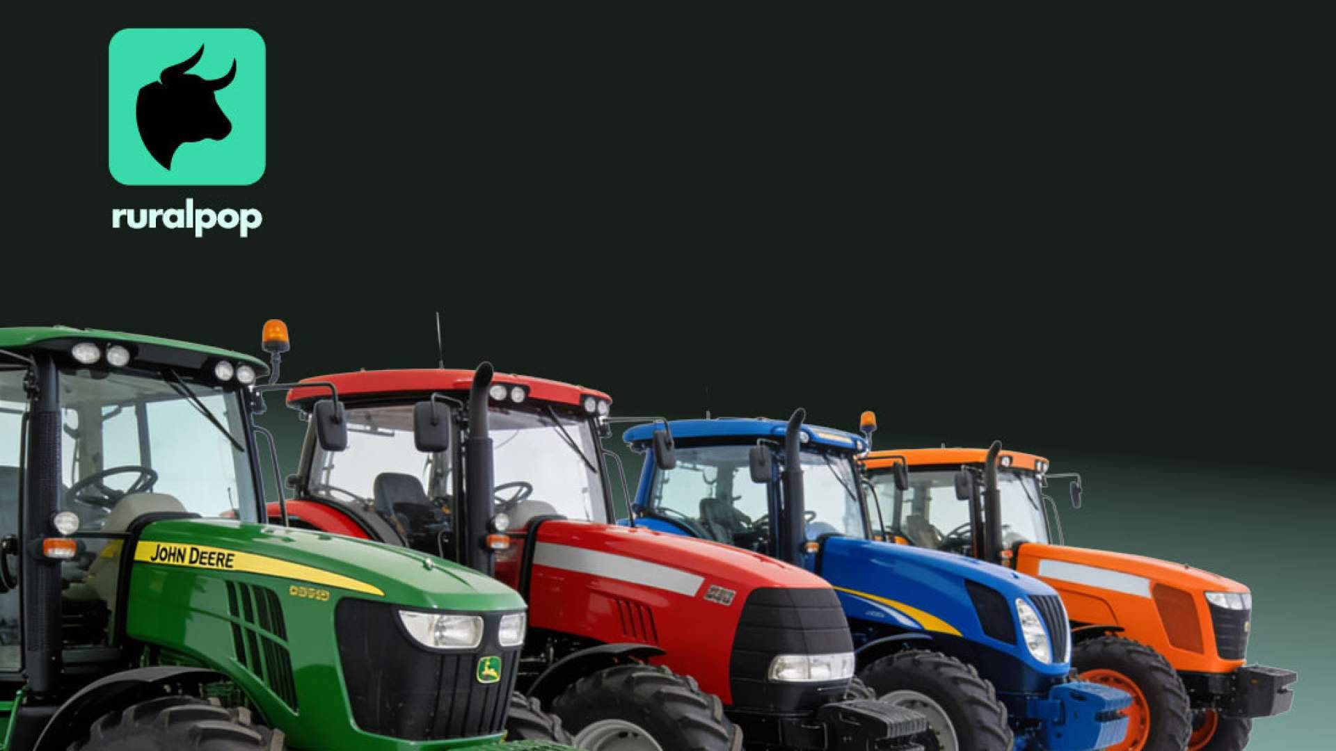 Compraventa de tractores de segunda mano en Ruralpop; El mercado líder rural