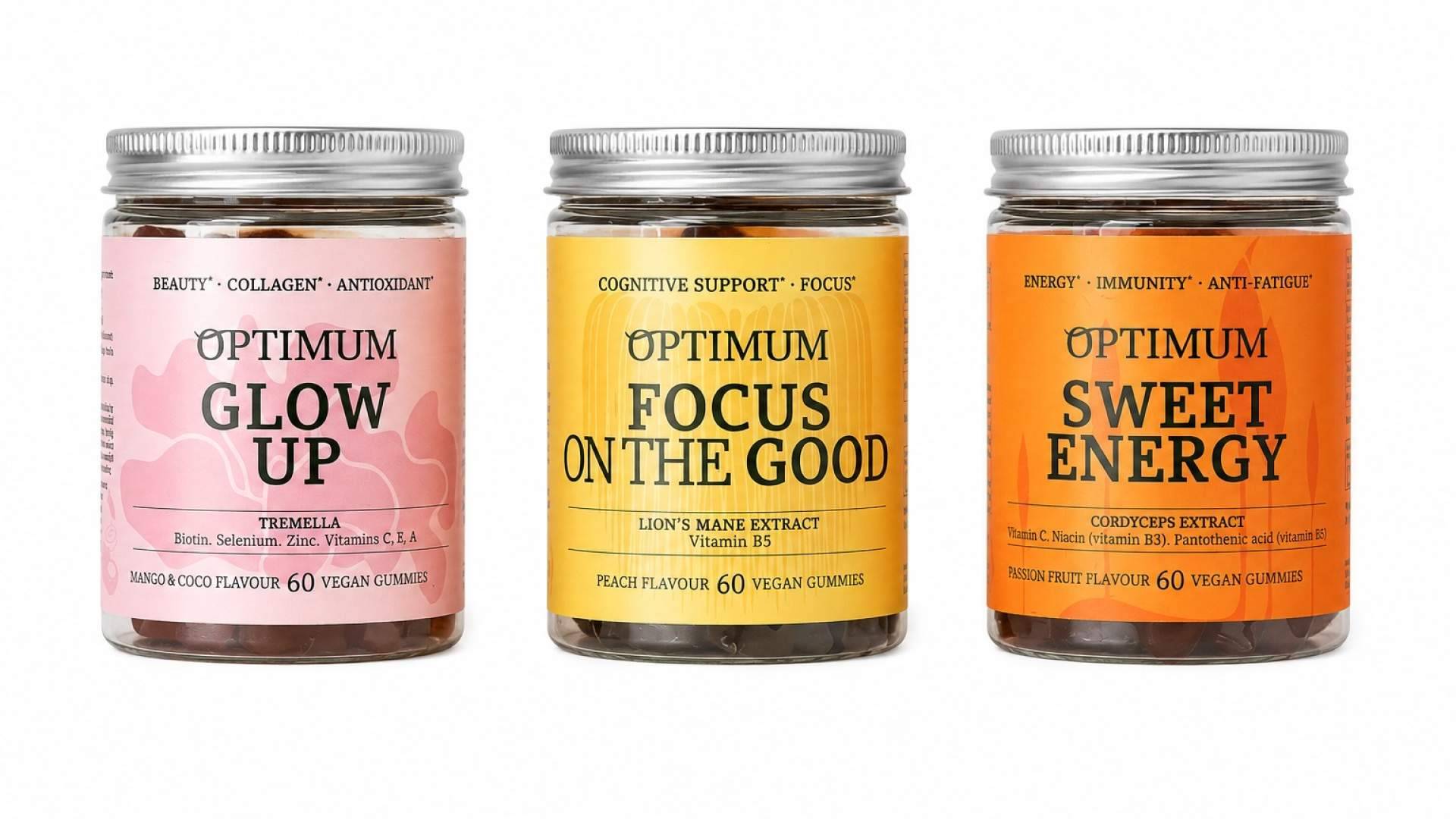 Optimum de Hifas Da Terra lanza sus nuevas gummies funcionales a base de hongos y vitaminas